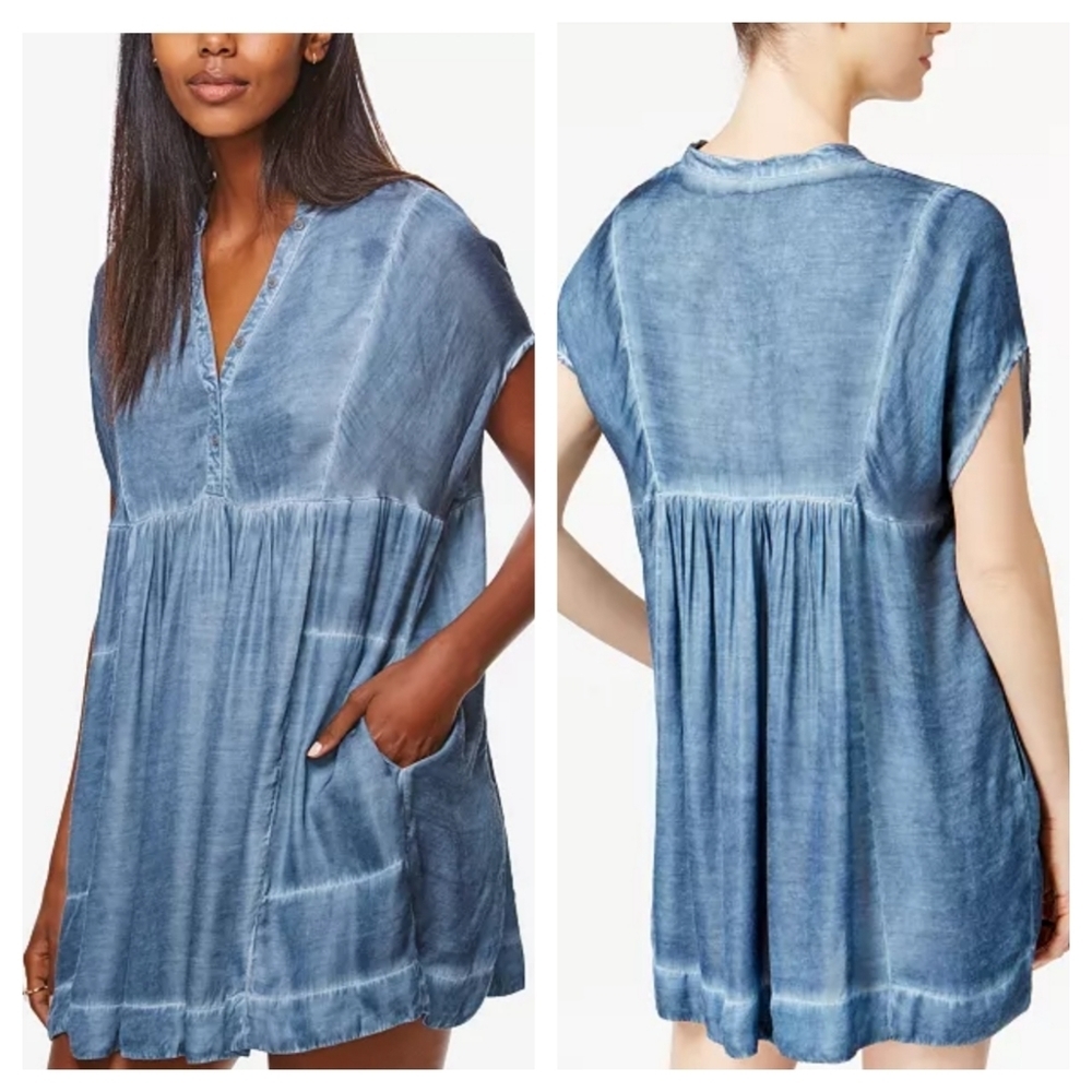 Free People Rowan Mini Shift Dress
